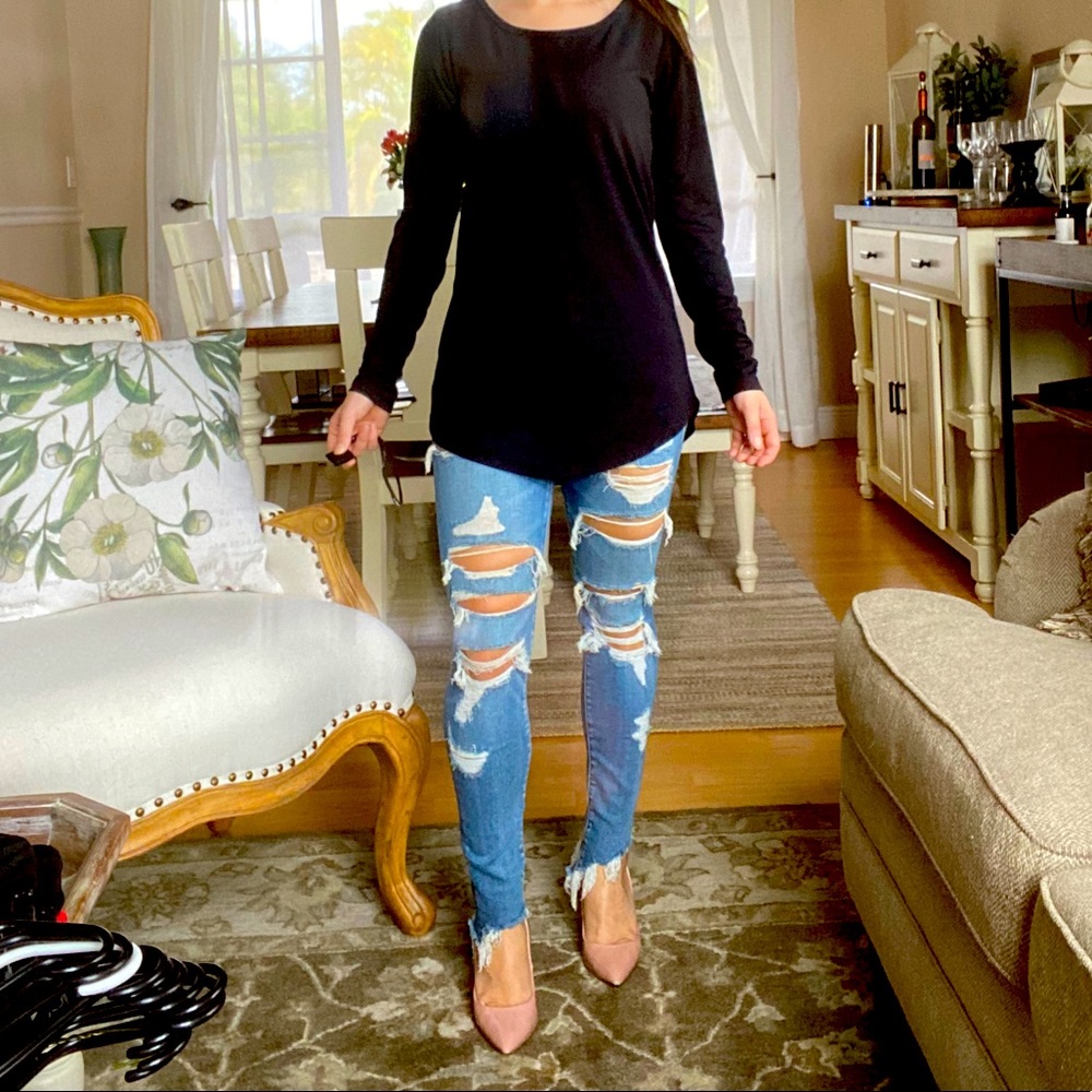 XS Ann Taylor tunic casual top